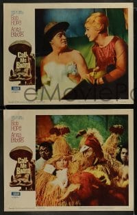 2h074 CALL ME BWANA 8 LCs 1963 big game hunter Bob Hope in jungle with African natives!