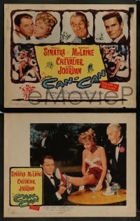 2h075 CAN-CAN 8 LCs 1960 Frank Sinatra, Shirley MacLaine, Maurice Chevalier & Louis Jourdan!