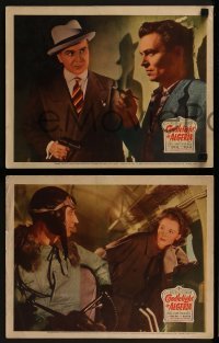2h476 CANDLELIGHT IN ALGERIA 6 LCs 1944 film noir, James Mason & Carla Lehmann, rare!