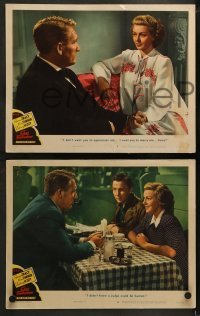2h580 CASS TIMBERLANE 4 LCs 1948 images of Spencer Tracy, beautiful Lana Turner, Scott and Mitchell