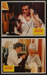 2h082 CHEAP DETECTIVE 8 LCs 1978 Peter Falk, Ann-Margret, Mason, Fletcher, Kahn, Brennan, Channing!