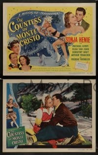 2h093 COUNTESS OF MONTE CRISTO 8 LCs 1948 ice skater Sonja Henie in her last Hollywood film!