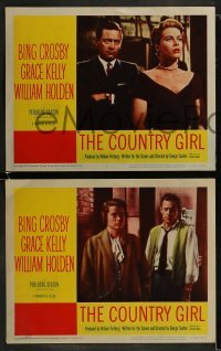 2h094 COUNTRY GIRL 8 LCs R1959 Grace Kelly, Bing Crosby, William Holden, by Clifford Odets!