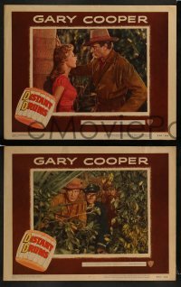 2h108 DISTANT DRUMS 8 LCs R1956 cool images of Gary Cooper in the Florida Everglades