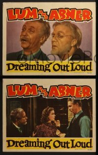 2h518 DREAMING OUT LOUD 5 LCs 1940 famous radio stars Lum & Abner, sheriff Irving Bacon!