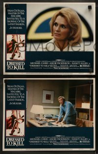 2h480 DRESSED TO KILL 6 LCs 1980 Brian De Palma, Michael Caine, Angie Dickinson!