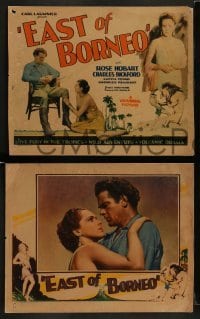 2h115 EAST OF BORNEO 8 LCs 1931 Charles Bickford, Rose Hobart, Noble Johnson in turban!