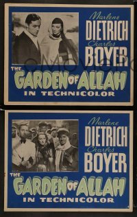 2h146 GARDEN OF ALLAH 8 Canadian LCs R1940s cool images of Marlene Dietrich, Charles Boyer!