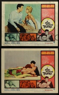 2h149 GIRL NAMED TAMIKO 8 LCs 1962 John Sturges, Laurence Harvey used women without shame!