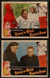 2h715 GOING TO GLORY COME TO JESUS 3 LCs 1946 religious melodrama, all-colored cast!