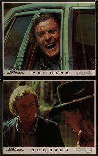 2h162 HAND 8 LCs 1981 Oliver Stone, Michael Caine, Andrea Marcovicci, slasher horror!