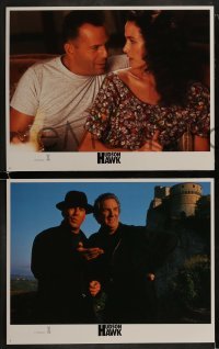2h179 HUDSON HAWK 8 LCs 1991 great images of Bruce Willis, Danny Aiello, sexiest Andie MacDowell!