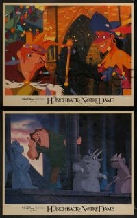 2h620 HUNCHBACK OF NOTRE DAME 4 LCs 1996 Walt Disney cartoon from Victor Hugo's novel!