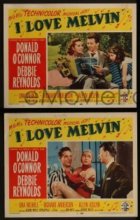 2h438 I LOVE MELVIN 7 LCs 1953 Donald O'Connor & Debbie Reynolds, the screen's terrific team!