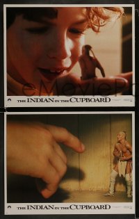2h185 INDIAN IN THE CUPBOARD 8 int'l LCs 1995 Hal Scardino, Litefoot, directed by Frank Oz!