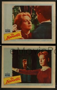 2h187 INNOCENTS 8 LCs 1962 Deborah Kerr is outstanding in Henry James' English classic horror story!
