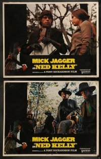 2h251 NED KELLY 8 LCs 1970 Mick Jagger as legendary Australian bandit, Tony Richardson!