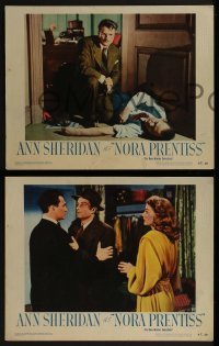 2h741 NORA PRENTISS 3 LCs 1947 cool images of sexy nightclub singer Ann Sheridan & Kent Smith!