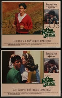 2h263 OUR WINNING SEASON 8 LCs 1978 Joseph Ruben, Scott Jacoby, high school romance!
