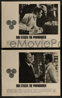 2h269 PAWNBROKER 8 LCs 1965 concentration camp survivor Rod Steiger, directed by Sidney Lumet!