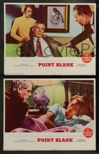 2h272 POINT BLANK 8 LCs 1967 cool images of Lee Marvin, Angie Dickinson, John Boorman film noir!