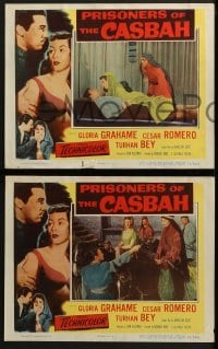 2h280 PRISONERS OF THE CASBAH 8 LCs 1953 dazzling, desirable, and deadly sexy Gloria Grahame!