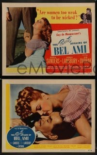 2h281 PRIVATE AFFAIRS OF BEL AMI 8 LCs 1947 sexy Angela Lansbury is too weak to be wicked!