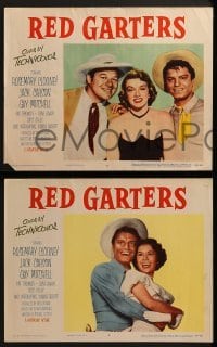 2h290 RED GARTERS 8 LCs 1954 Rosemary Clooney, Jack Carson, Buddy Ebsen, western musical!