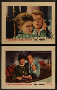 2h758 ROME ADVENTURE 3 LCs 1962 Suzanne Pleshette, Troy Donahue & Angie Dickinson in Italy!