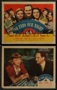 2h338 SO ENDS OUR NIGHT 8 LCs 1941 Fredric March, Margaret Sullavan, Frances Dee!