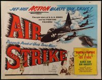 2j513 AIR STRIKE 1/2sh 1955 Uncle Sam's dynamite Navy, jet-hot ACTION blasts the skies!