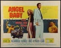 2j518 ANGEL BABY 1/2sh 1961 full-length George Hamilton standing with sexiest Salome Jens!