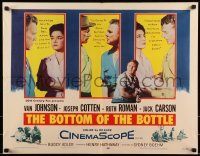 2j554 BOTTOM OF THE BOTTLE 1/2sh 1956 alcoholic Van Johnson, Joseph Cotten, Ruth Roman, Jack Carson