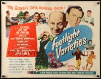 2j633 FOOTLIGHT VARIETIES style A 1/2sh 1951 Leon Errol, Jack Paar, RKO comedy compilation!