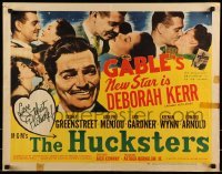 2j686 HUCKSTERS style B 1/2sh 1947 Clark Gable, Ava Gardner, Deborah Kerr, Sydney Greenstreet