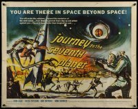 2j702 JOURNEY TO THE SEVENTH PLANET 1/2sh 1961 they have terrifying powers of mind over matter!