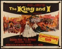 2j710 KING & I 1/2sh 1956 art of Deborah Kerr & Yul Brynner by Hooks, Rodgers & Hammerstein