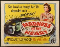 2j735 MADNESS OF THE HEART 1/2sh 1950 Margaret Lockwood, Maxwell Reed, it comes to every love!