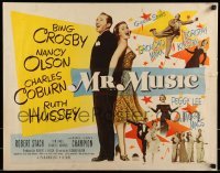 2j775 MR. MUSIC style A 1/2sh 1950 Bing Crosby, Groucho Marx, Charles Coburn, Hussey, Robert Stack