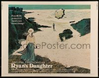 2j858 RYAN'S DAUGHTER 1/2sh 1970 David Lean, art of Sarah Miles, Robert Mitchum & Jones!