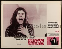 2j861 SCREAM BABY SCREAM 1/2sh 1969 freaked out drug horror thriller will really shock it to you!