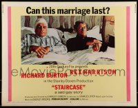 2j886 STAIRCASE 1/2sh 1969 Stanley Donen, Rex Harrison & Richard Burton in a sad gay story!