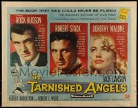 2j908 TARNISHED ANGELS style A 1/2sh 1958 Rock Hudson, Dorothy Malone, Robert Stack, William Faulkner