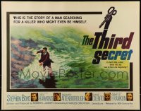 2j921 THIRD SECRET 1/2sh 1964 Stephen Boyd searching for a killer who might even be himself!