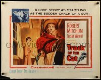 2j939 TRACK OF THE CAT 1/2sh 1954 Robert Mitchum & Teresa Wright in a startling love story!