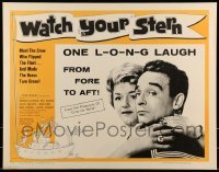 2j961 WATCH YOUR STERN 1/2sh 1961 English comedy, Kenneth Connor, Eric Barker!