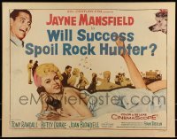 2j982 WILL SUCCESS SPOIL ROCK HUNTER 1/2sh 1957 art of sexy Jayne Mansfield wearing only a sheet!