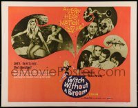 2j984 WITCH WITHOUT A BROOM 1/2sh 1967 Jeffrey Hunter, sexy Maria Perschy, a hexy motion picture!