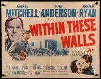 2j985 WITHIN THESE WALLS 1/2sh 1945 Thomas Mitchell, Mary Anderson, Eddie Ryan, prison escape!