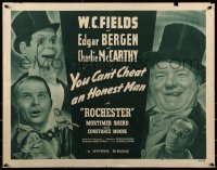 2j989 YOU CAN'T CHEAT AN HONEST MAN 1/2sh R1947 W.C. Fields, Bergen & McCarthy, Mortimer Snerd!
